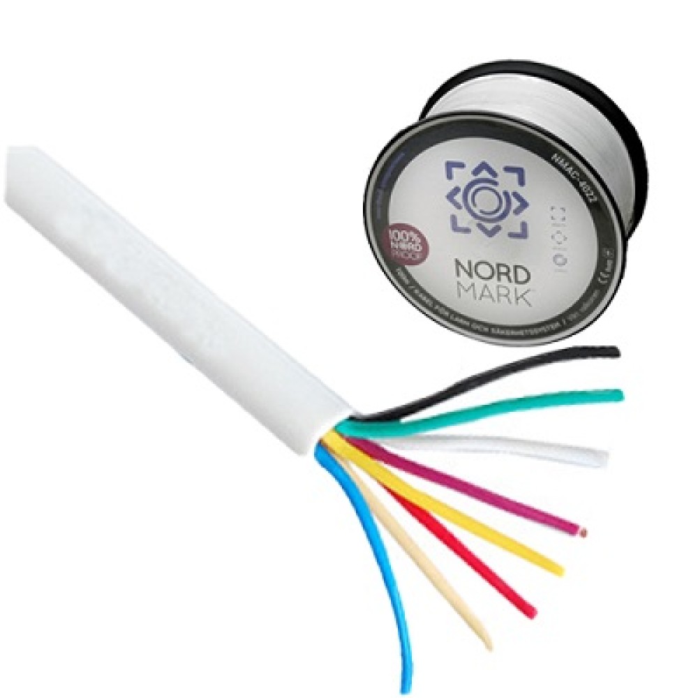 Security and alarm cable NMAC-80/22, 8x0.22, 100m